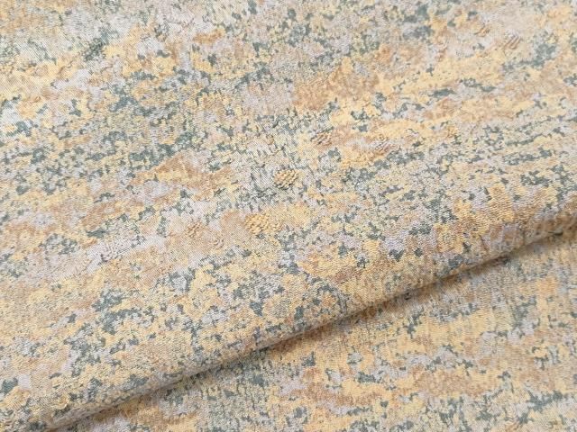 平和屋着物○野の陶人 加藤唐九郎 陶彩染 膨れ織り 小紋 霞文 そごう