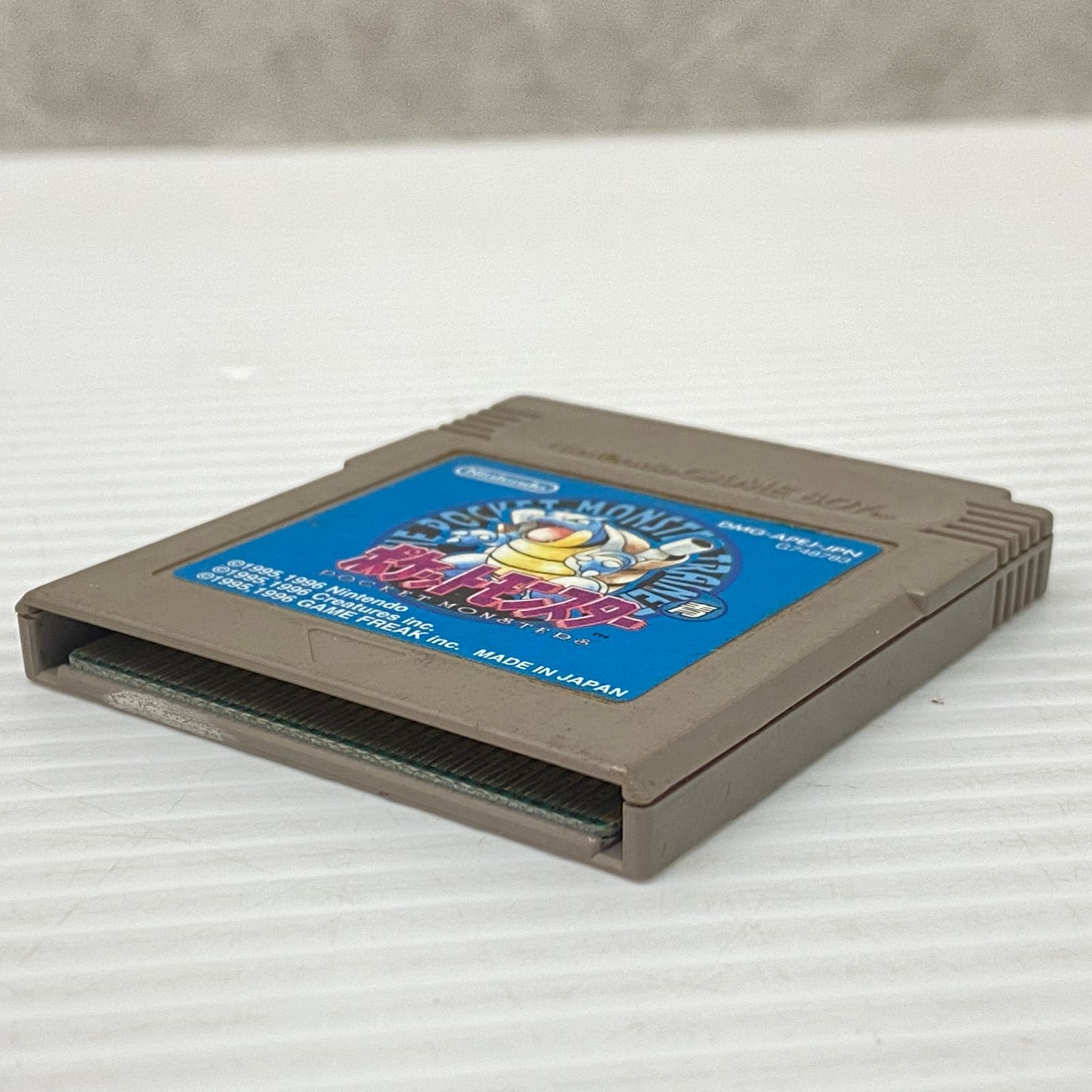 ジャンク品　ポケットモンスター　ゲームボーイソフト　まとめ売り □GBソフト ゲームボーイソフト ポケットモンスター 青 5本