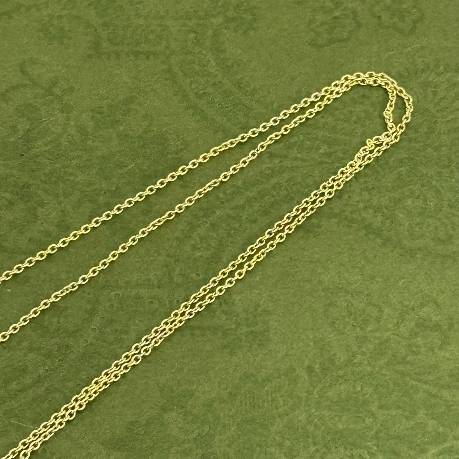 ⭐ 極美品 ✨18Kゴールド チェーンネックレス ネックレス 18k 18金 イエローゴールド チェーンネックレス