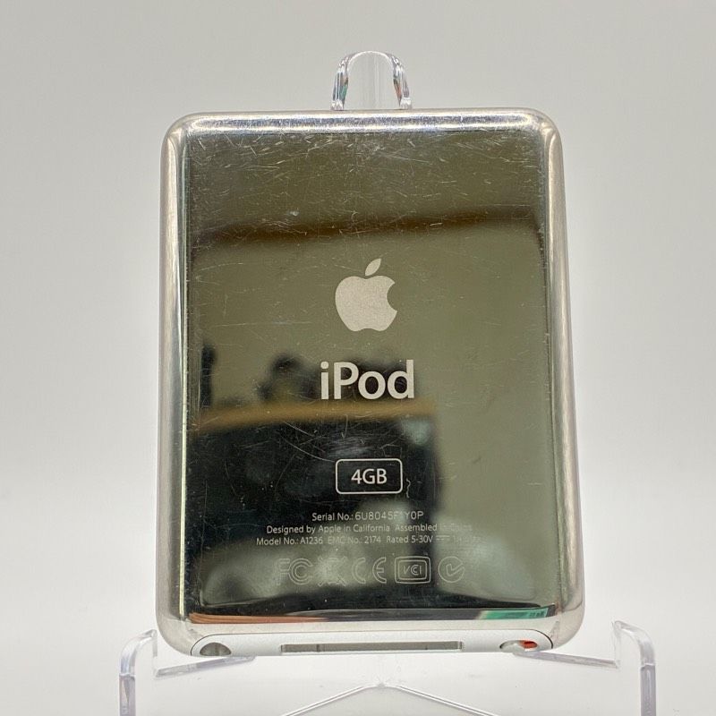 【動作確認済】 Apple iPod nano A1236 4GB silver Apple iPod nano A1236 8 GB - 3rd Generation - Silver (MA980LL/A