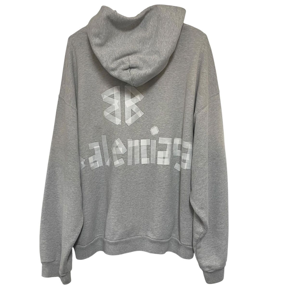 BALENCIAGA ダメージ加工 グレーパーカー BALENCIAGA ダメージ加工 グレーパーカー