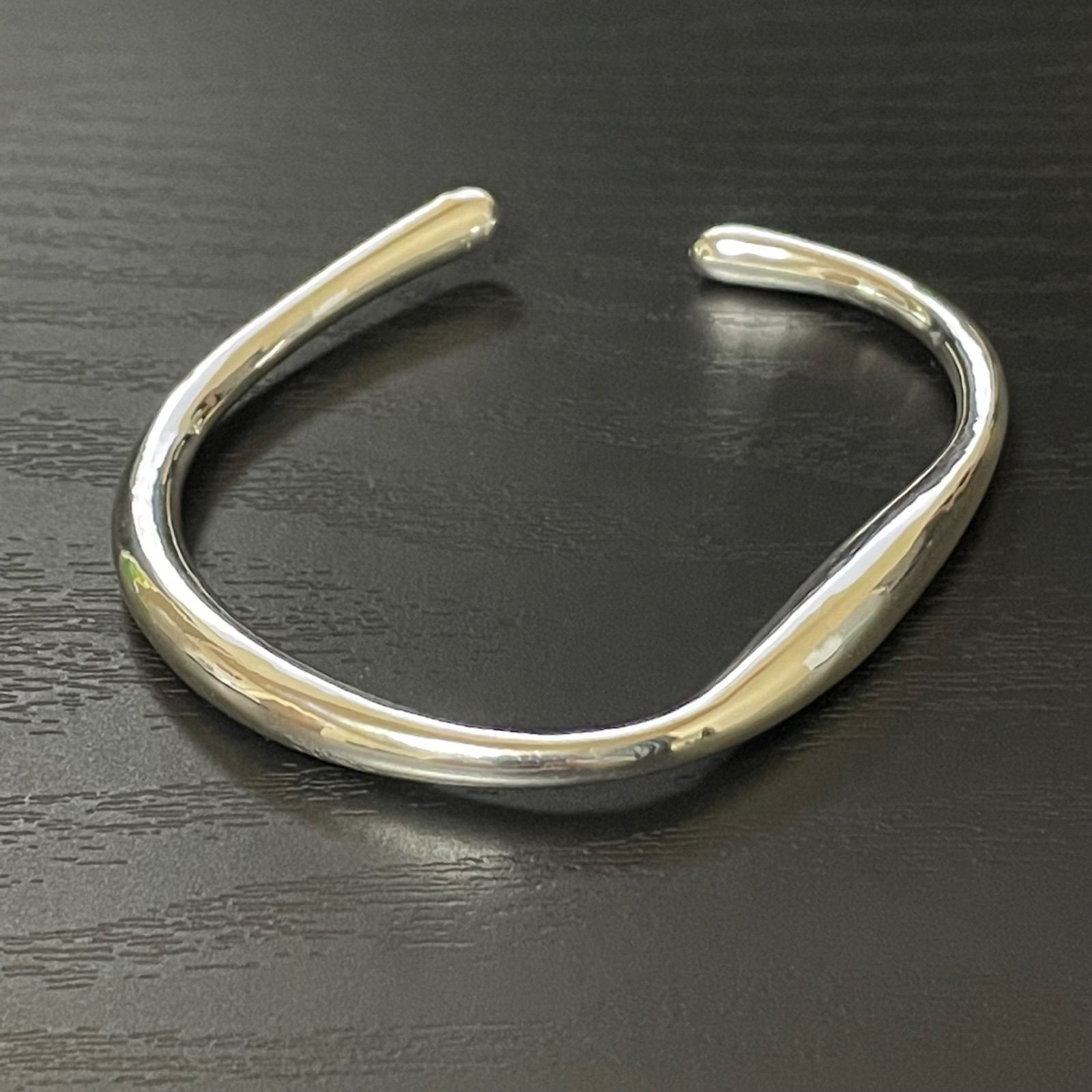 □割引直販□ シルバー 薔薇 バングル ブレス Silver 925 Rose Bangle