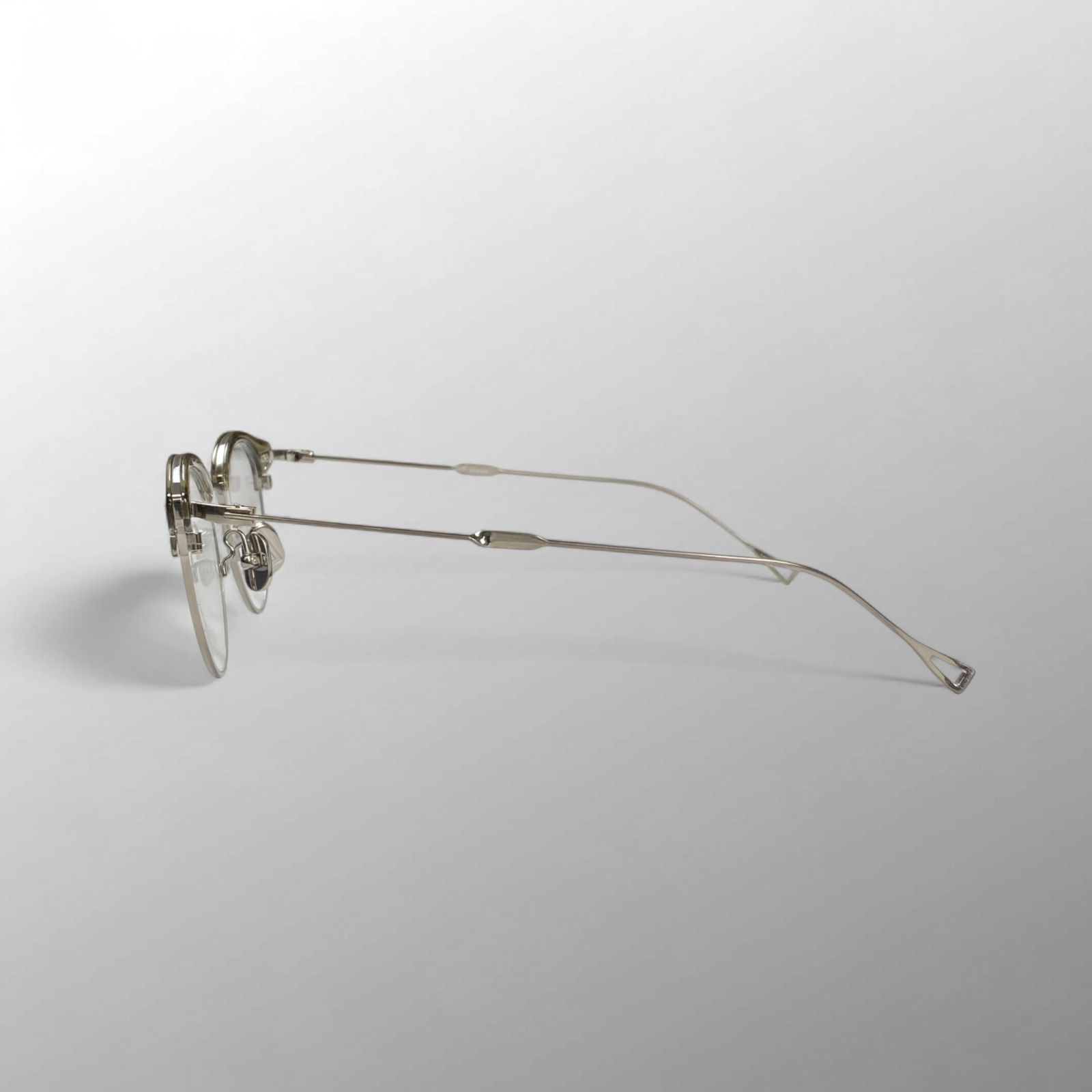 美品】 ISSEY MIYAKE × 金子眼鏡 / BROW BOSTON Ⅷ ボストン型 クリア