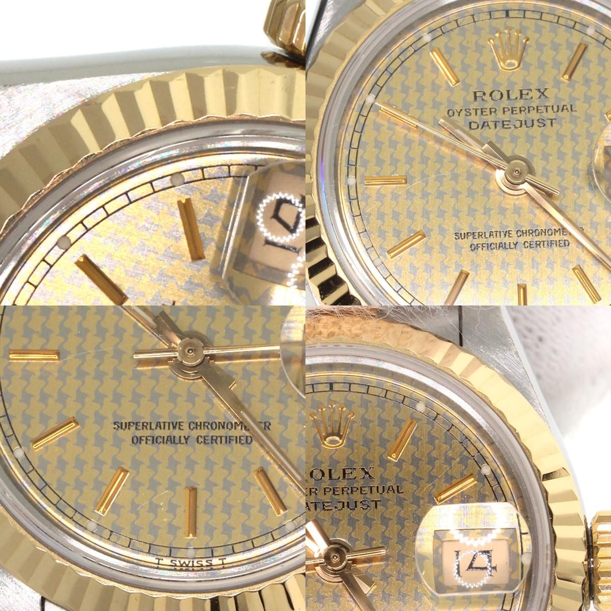 ROLEX ロレックス 69173 デイトジャスト 千鳥格子 ハウンドトゥース  