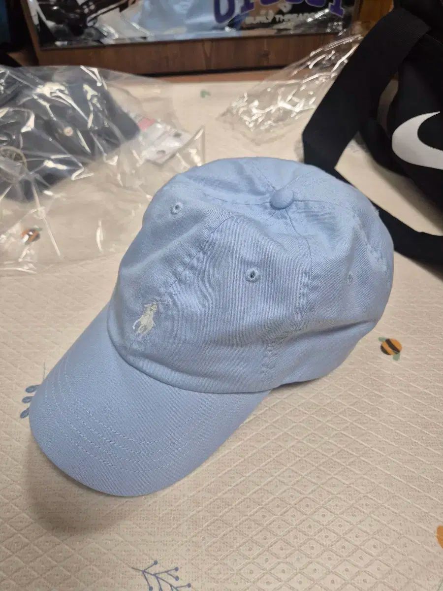 POLO Ralph Lauren ポロ コットン チノ ボールキャップ blue