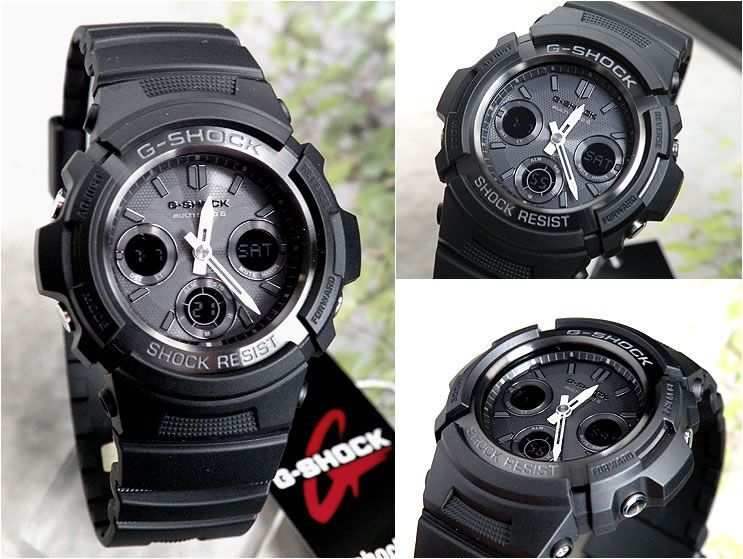 CASIO Gショック 電波ソーラー AWG-M100B-1A 海外モデル メンズ