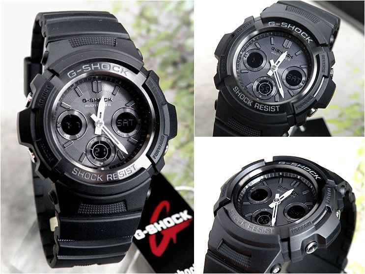 カシオ Gショック AWG-M100B-1A 海外 電波ソーラー 腕時計 g-shock ...