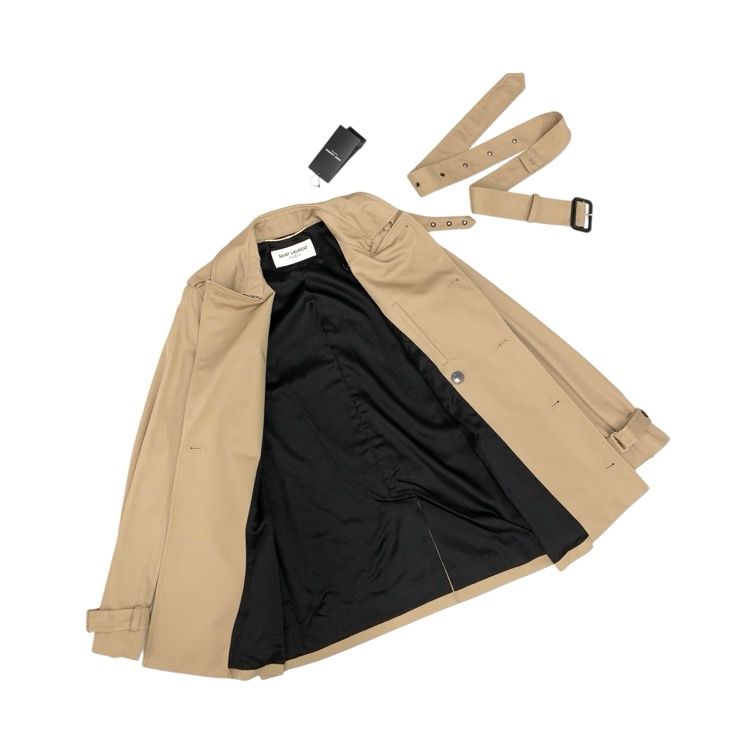 SAINT LAURENT サンローラン 415808 Y039W エディ期 トレンチ