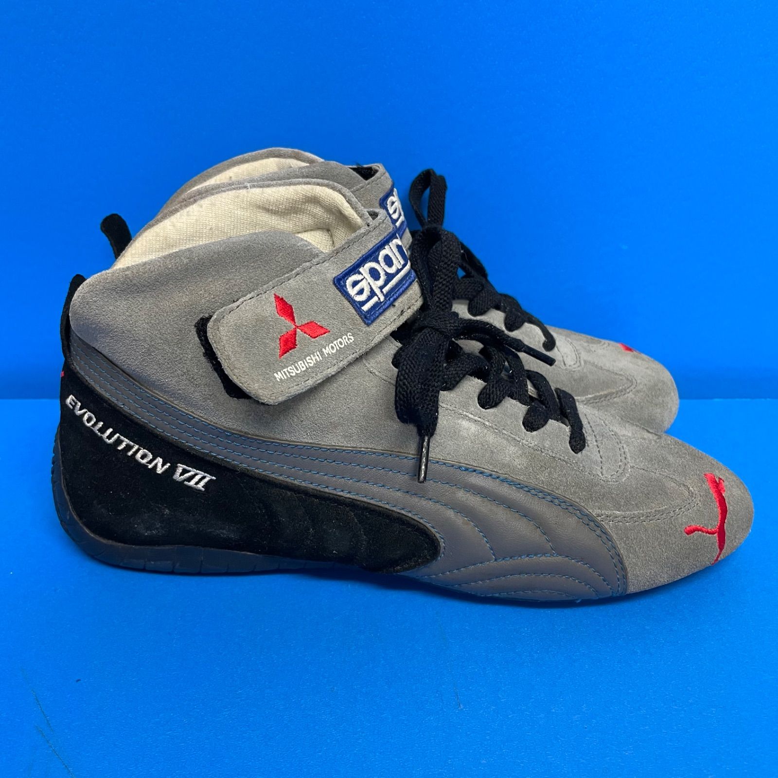 【未使用】PUMA sparco 三菱　26cm スエード　ドライビングシューズ 未使用】PUMA sparco 三菱 26cm スエード ドライビングシューズ