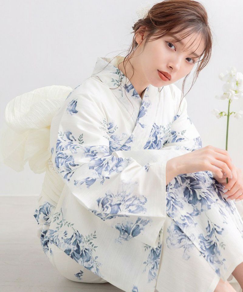 sugar nine ニュアンスフラワーグレージュ浴衣 Rちゃん着用 sugar nine