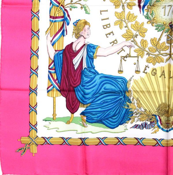 エルメス スカーフ フランス革命を記念して 1789 カレ 90×90 グリーン 