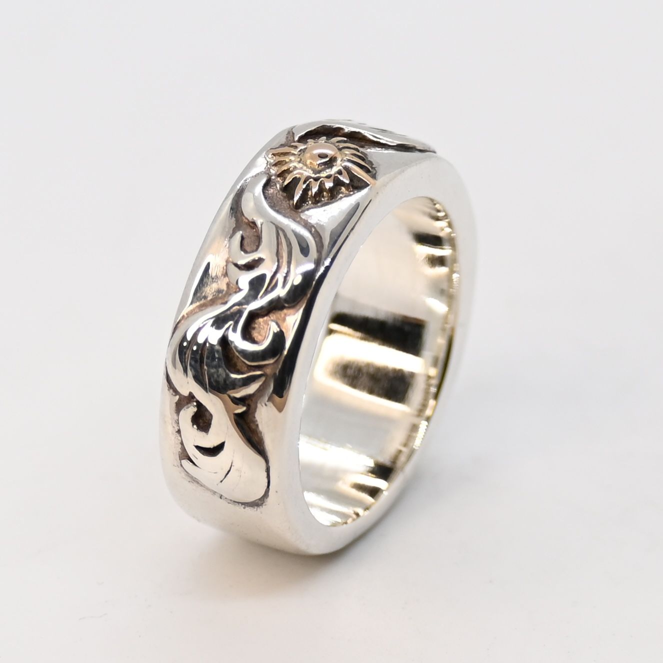 研磨済】ARIZONA FREEDOM K18 シルバー925 リング 10.5号 silver 925