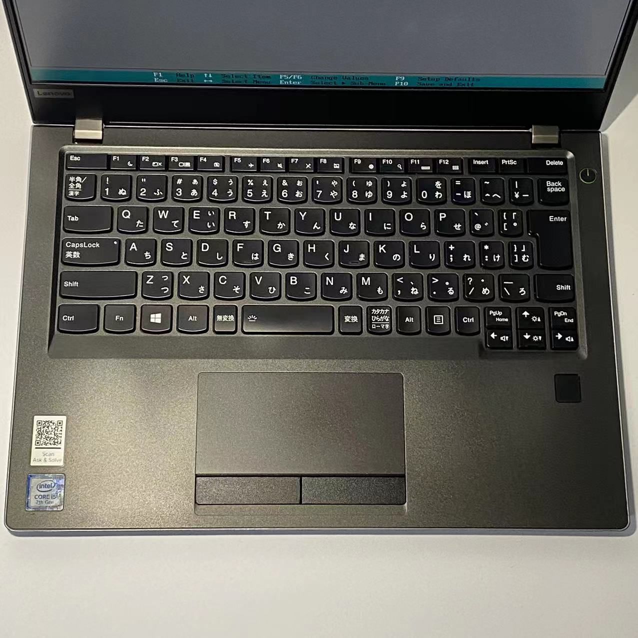 2203 ジャンク Lenovo V730-13 Core I3 7130U 8GB 簡易確認 部品取りに