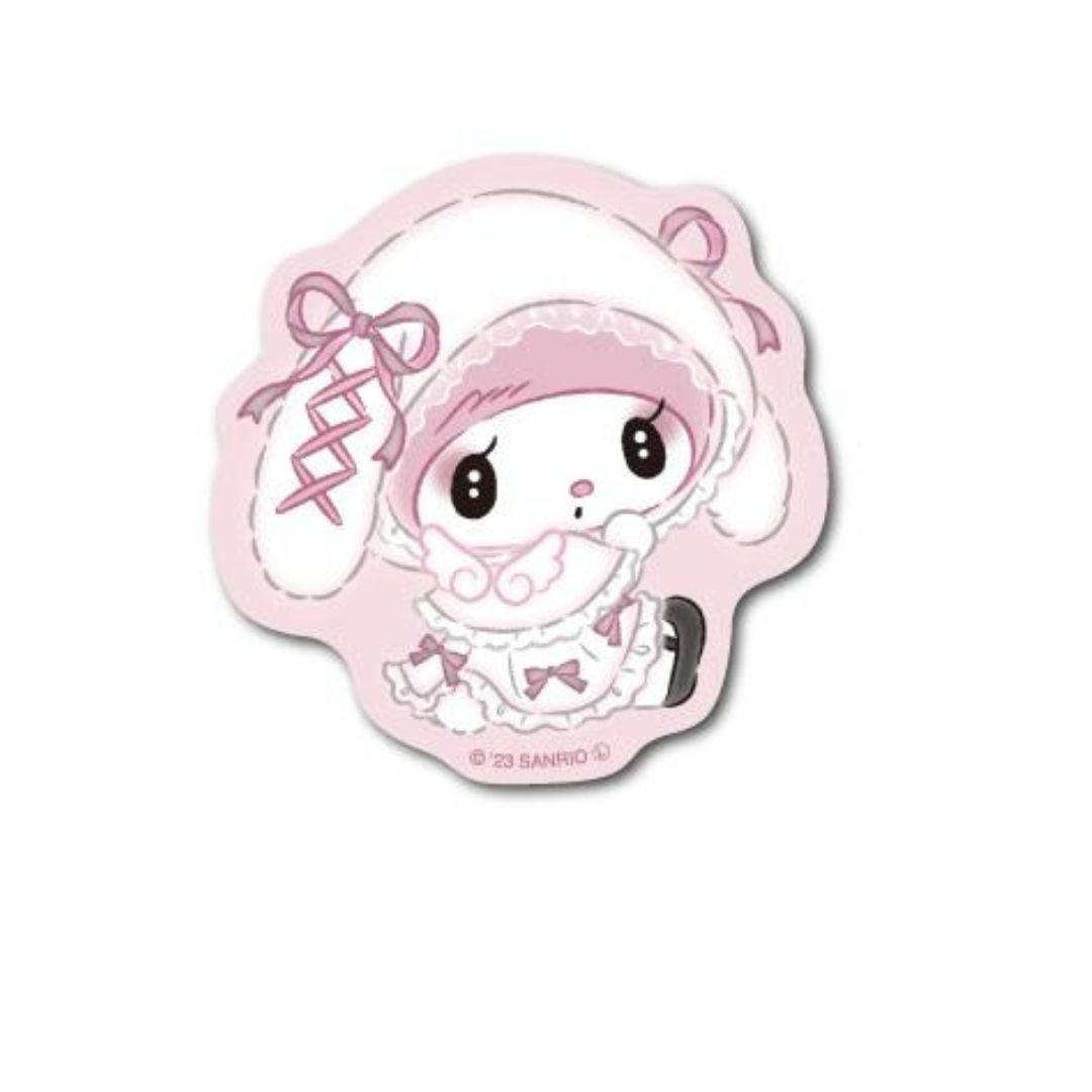 新品　月夜のメロクロ　マイメロディ　マイメロ　メロクロ　真夜中のメロクロ　My Melody　サンリオ　SANRIO　サンリオキャラクターズ　スマホ　ステッカー　シール　ミニシール　ダイカットステッカー　スマホシール　耐水