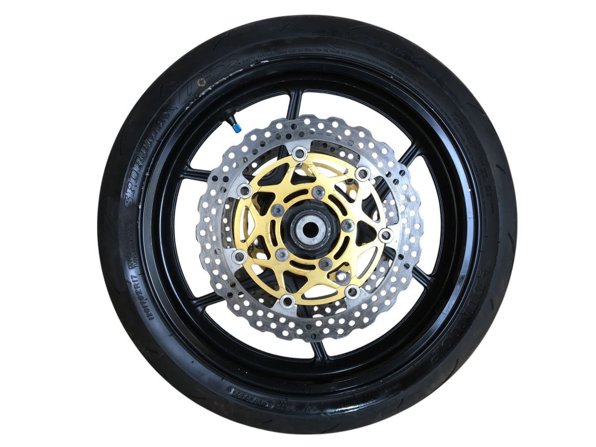 Ninja ZX-10R ZXT00C 03-04 C型 前後 ホイール セット ディスク付 レストア 組み換え 流用 ＯＨにも 2759-Z4306