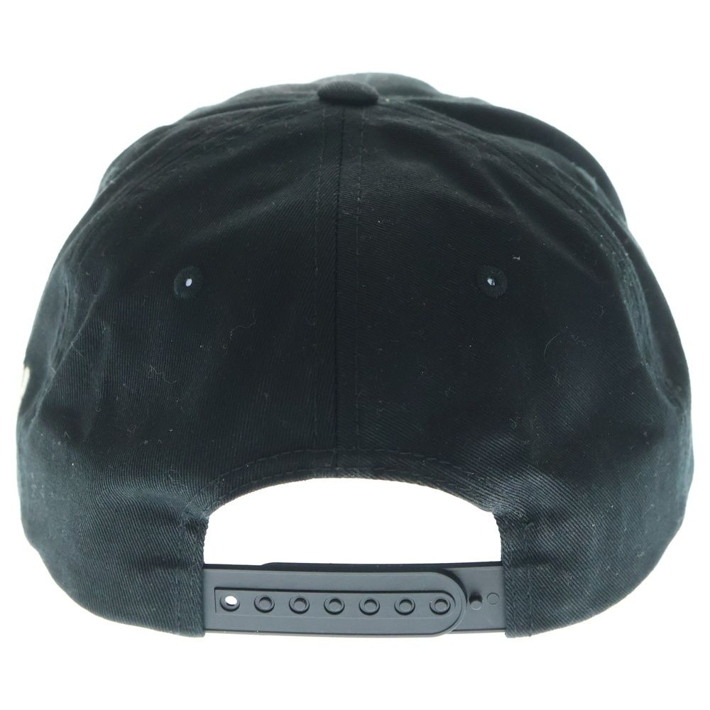 STUSSY ステューシー Chenilles S Low Pro Cap ロゴ スナップバック ベースボールキャップ 帽子 ブラック