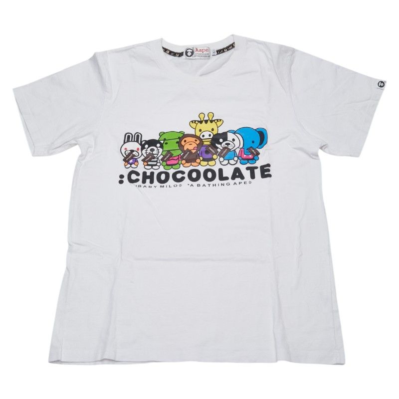 アベイシングエイプ BABY MILO チョコレート 半袖Tシャツ