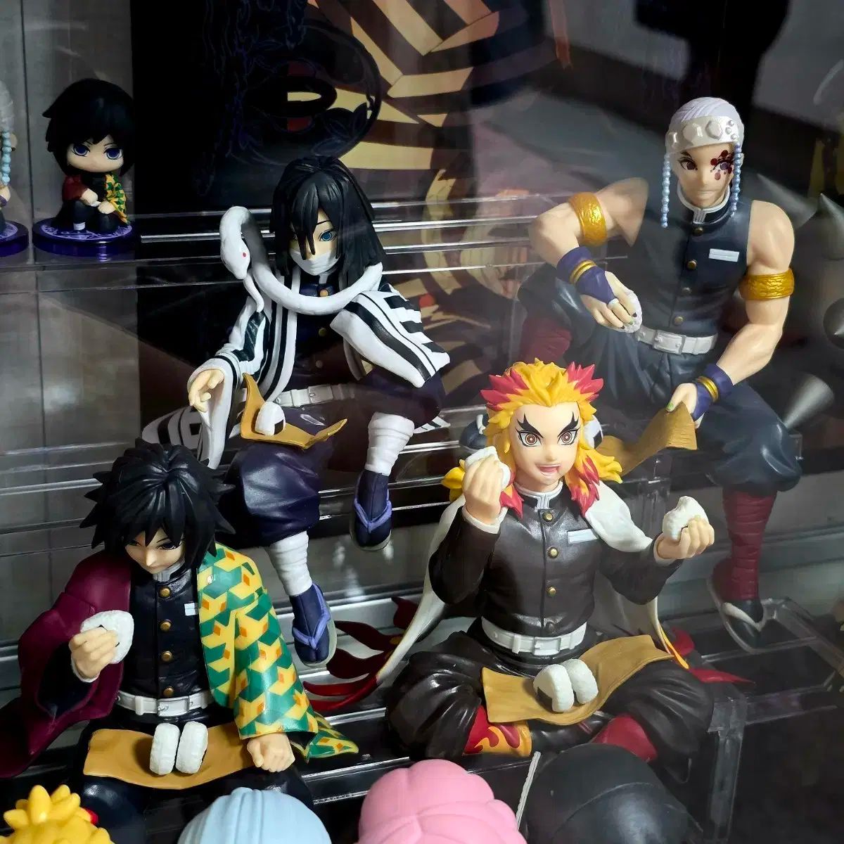 品質保証 ！ 鬼滅の刃 おにぎり フィギュア ちょこのせ 煉獄 天元 伊黒 小芭内 義勇 最大35％offセール。