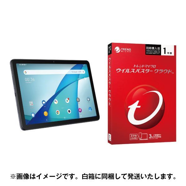 11917】タブレット TAB 10Sとウイルスバスタークラウド 1年版 同時購入