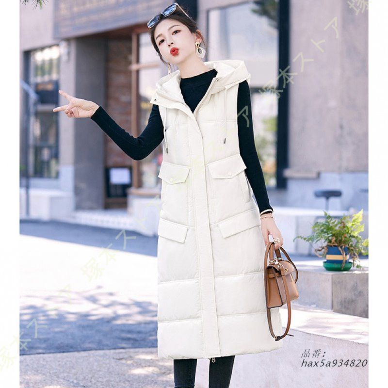 中綿ジャケット レディース ロングベスト ウェア 大きいサイズ キルティング ルームウェア 軽量 中綿キルトブルゾン 暖かい 保温ウェア カジュアル ふわもこ hax5a934820