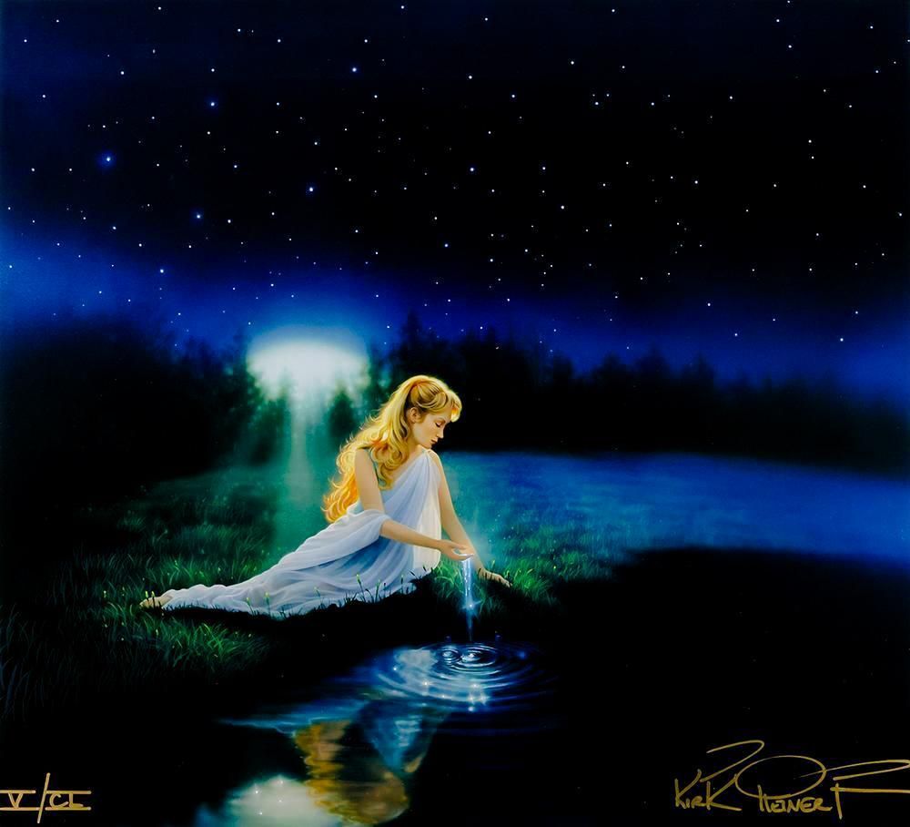 カークレイナート　ブリリアントウォーター 真作】【WISH】カーク・レイナート Kirk Reinert「ブリリアント