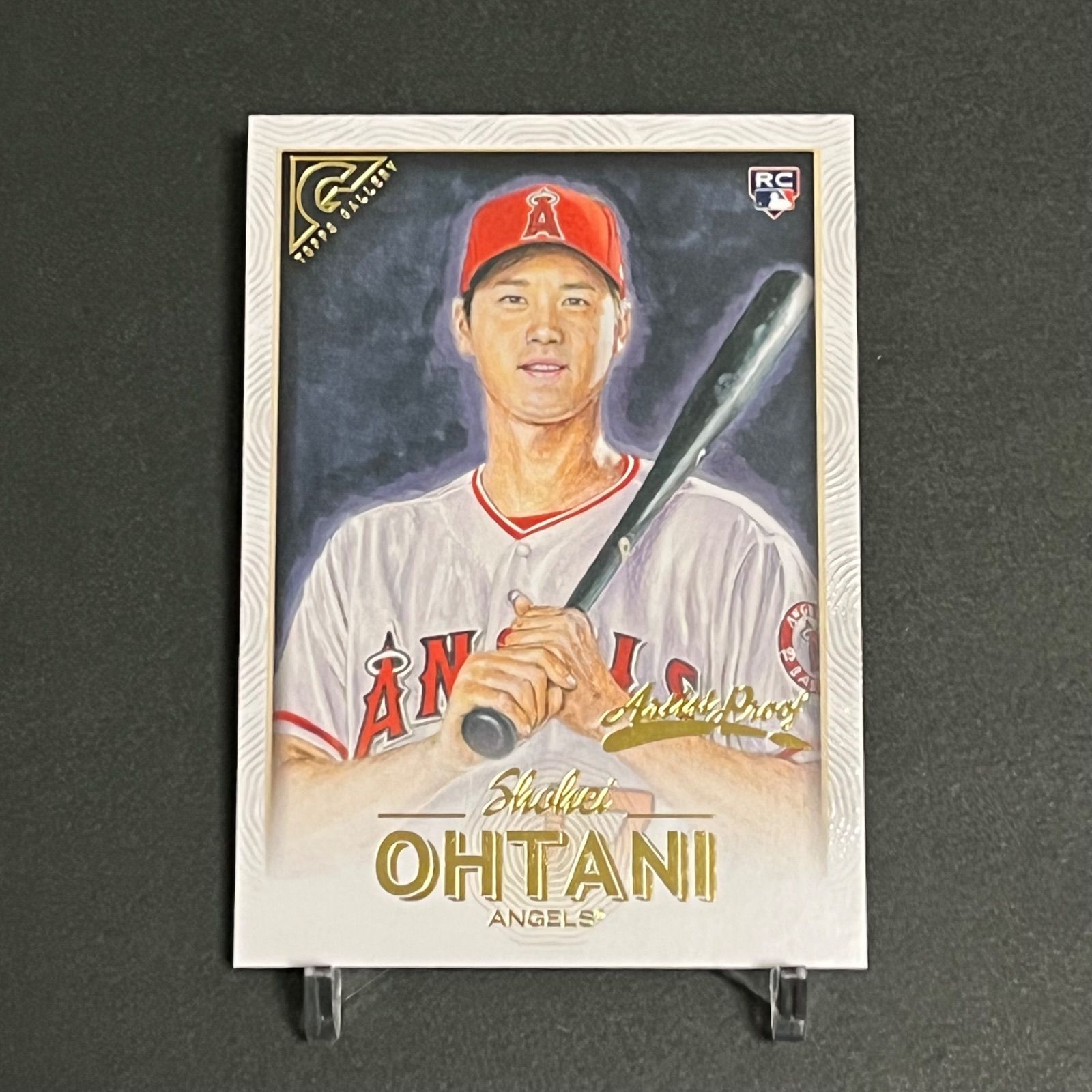 激レア】スタンド付 大谷翔平ルーキーカード 2018 Topps Gallery 