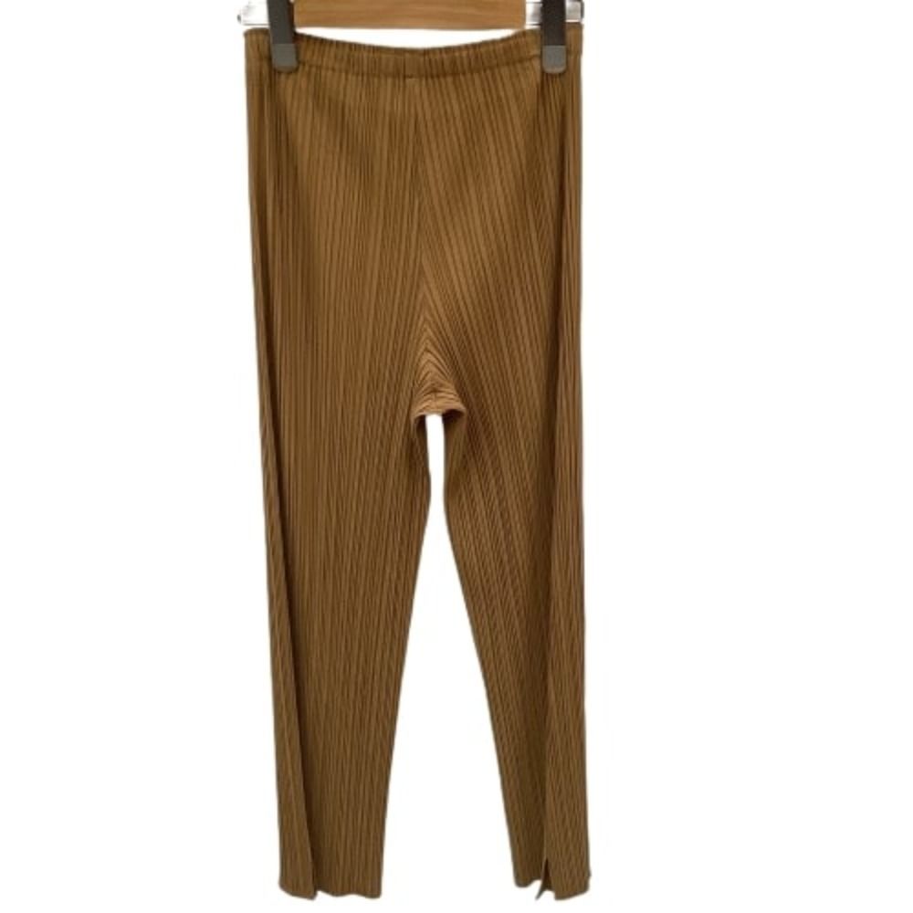 ISSEY MIYAKE イッセイミヤケ PLEATS PLEASE パンツ SIZE 1 PP51-JF745 ブラウン