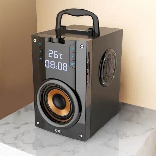 2200mAh 4.2 ワイヤレス Bluetooth スピーカー Led 3D サラウンドステレオサブウーファーのTF FM AUX ラジオ kkksrc
