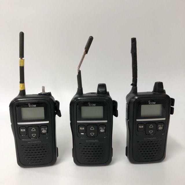 電力トランシーバー インカムイヤホンマイク icom インカム オーディオ