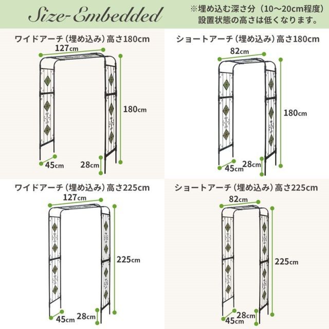 高さ142cm ibf-rsms-archprw142