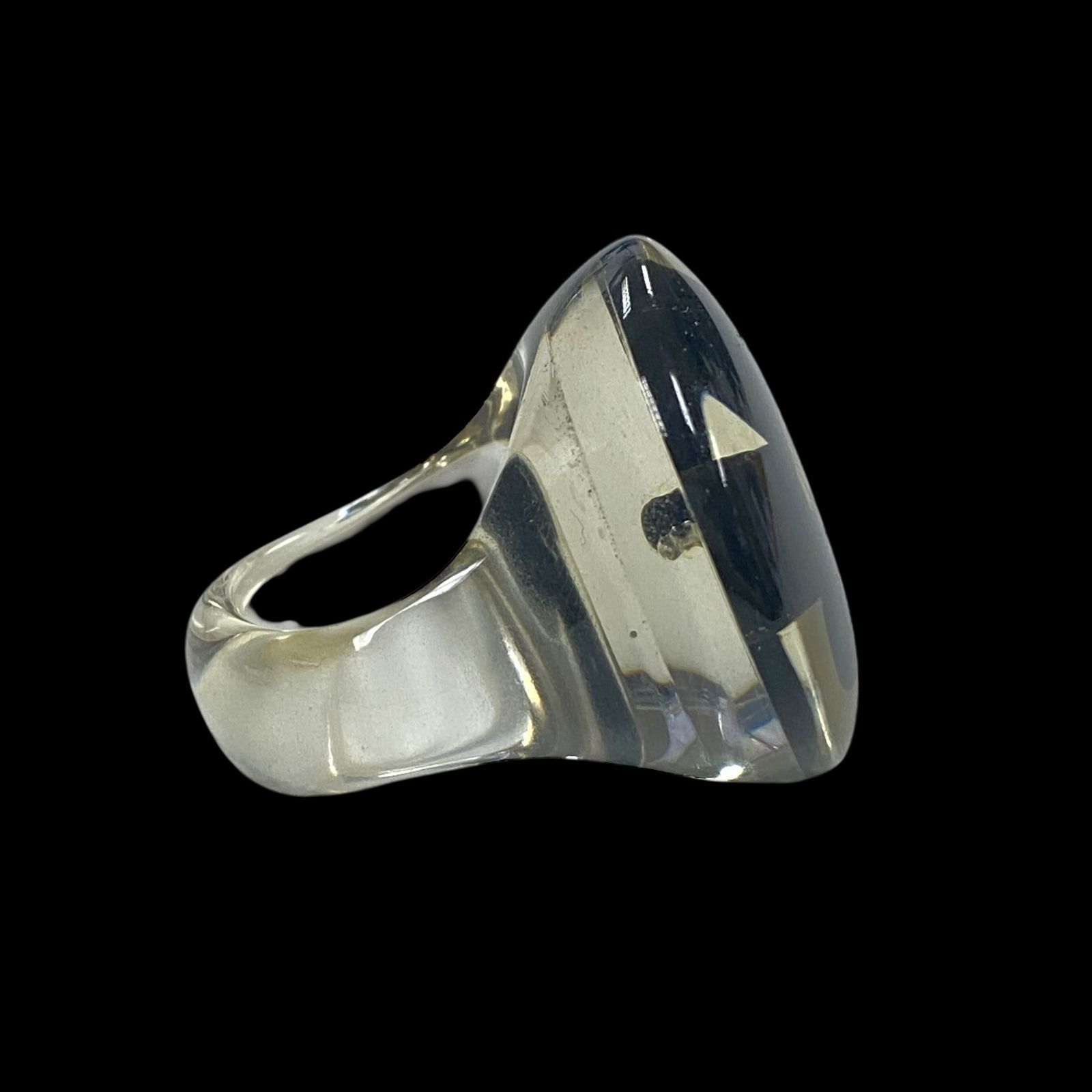 CHANEL シャネル 指輪 クローバー ココマーク クリア リング 希少 CHANEL シャネル 指輪 リング ココマーク クローバー