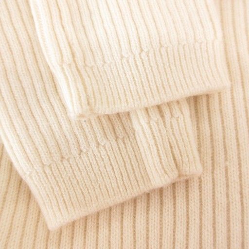 キャバン CABaN 23AW ウールコットンカシミヤリブタートルニットプル  