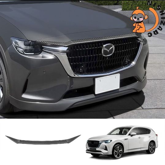 マツダ CX-60 ボンネットトリム ガーニッシュ フロント装飾パーツ 左右ハンドル対応 選べる3色 FFCRYSTALESIA_COM