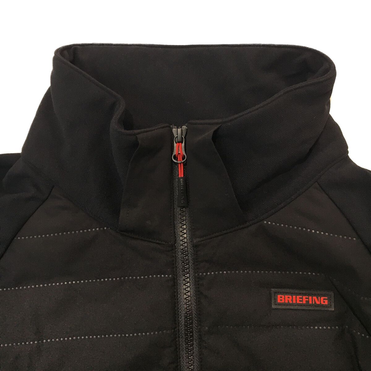 中古 メンズ ブリーフィング BRIEFING フルジップアウター XL 黒 中綿 