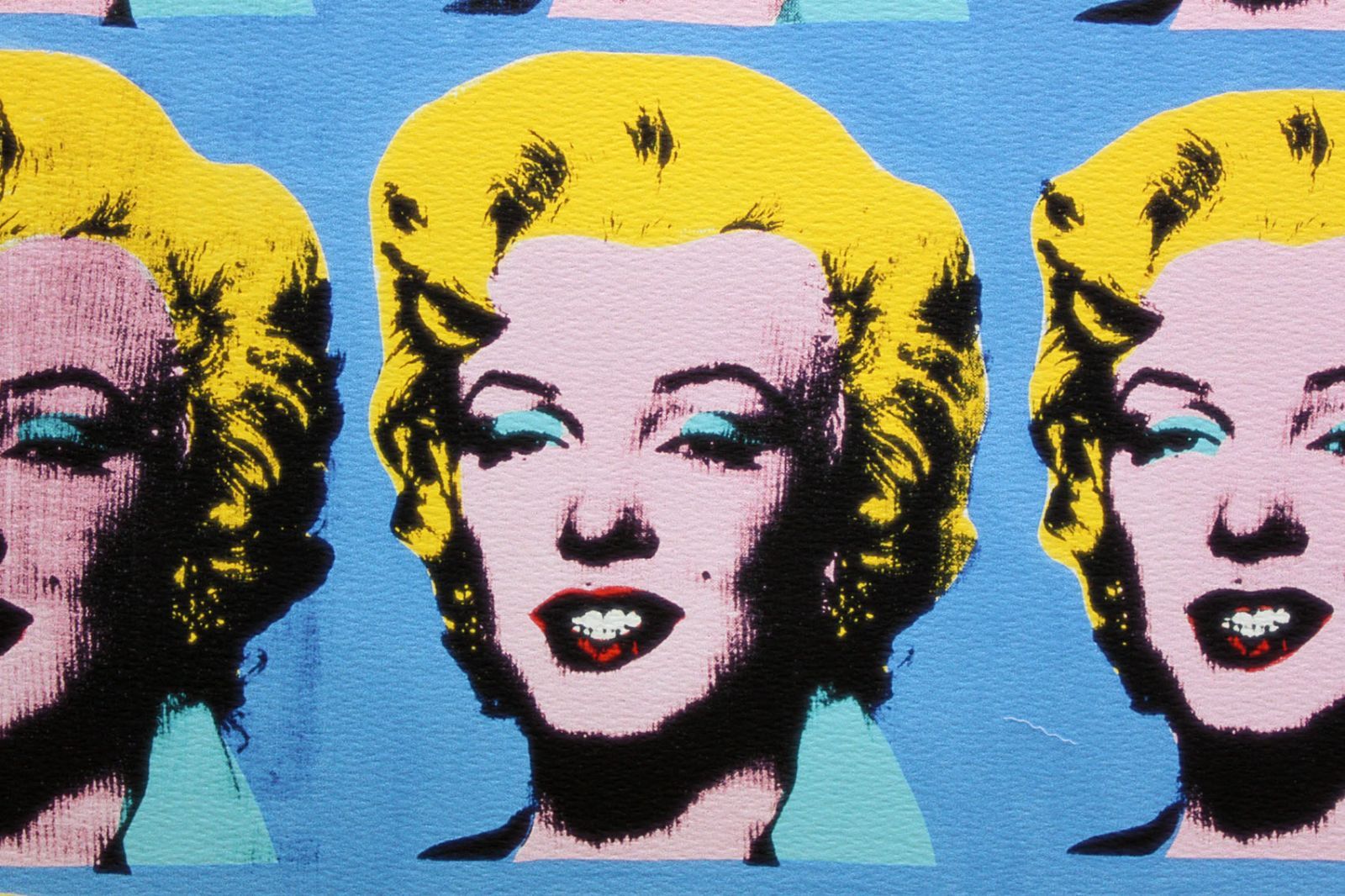 アンディ ウォーホル「25色のマリリン モンロー1962」展示用フック付