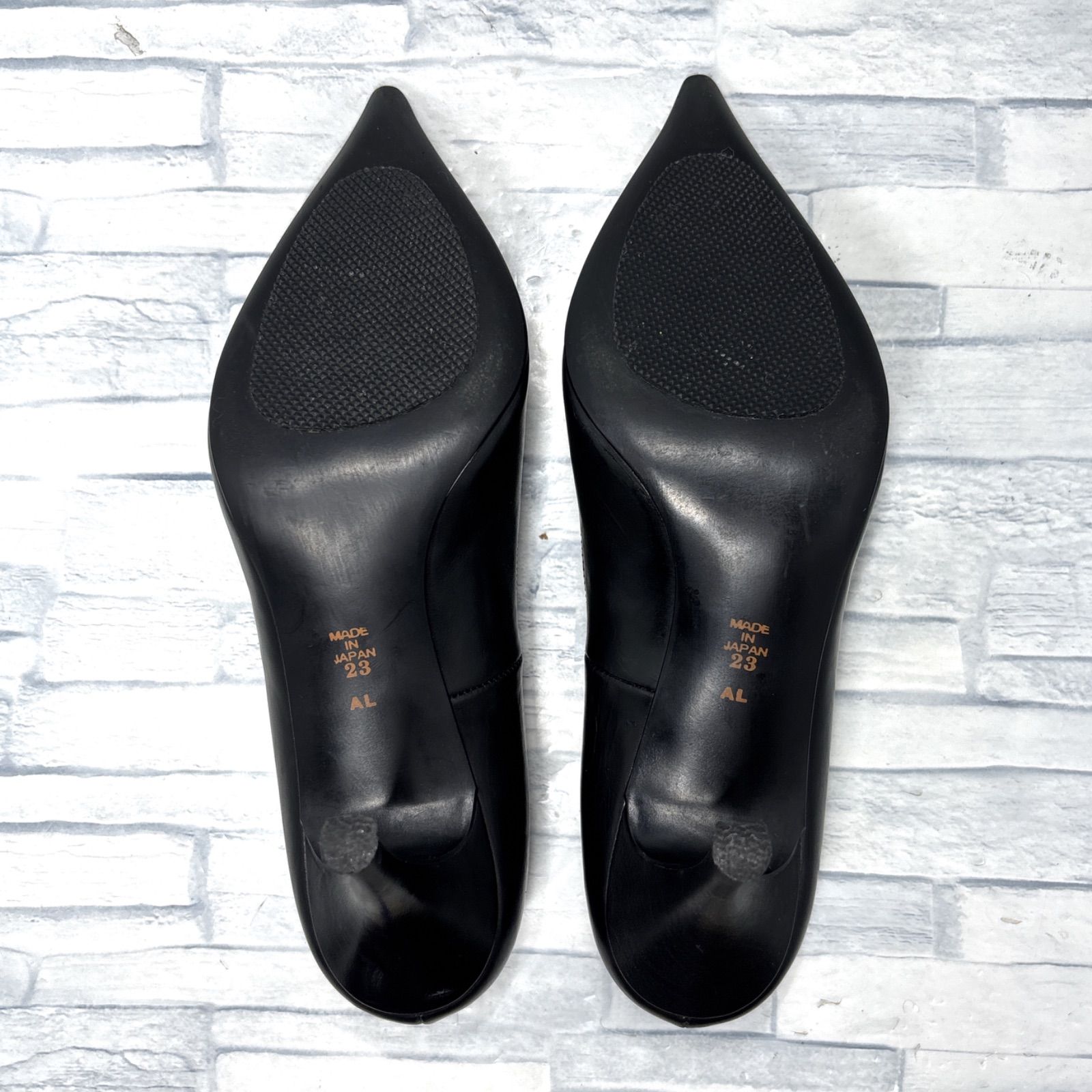 極美品　ダイアナ　23.5　パンプス　ハイヒール　レザー　本革　ブラック　黒 ✨極美品✨ダイアナ パンプス ハイヒール 本革 日本製 ブラック