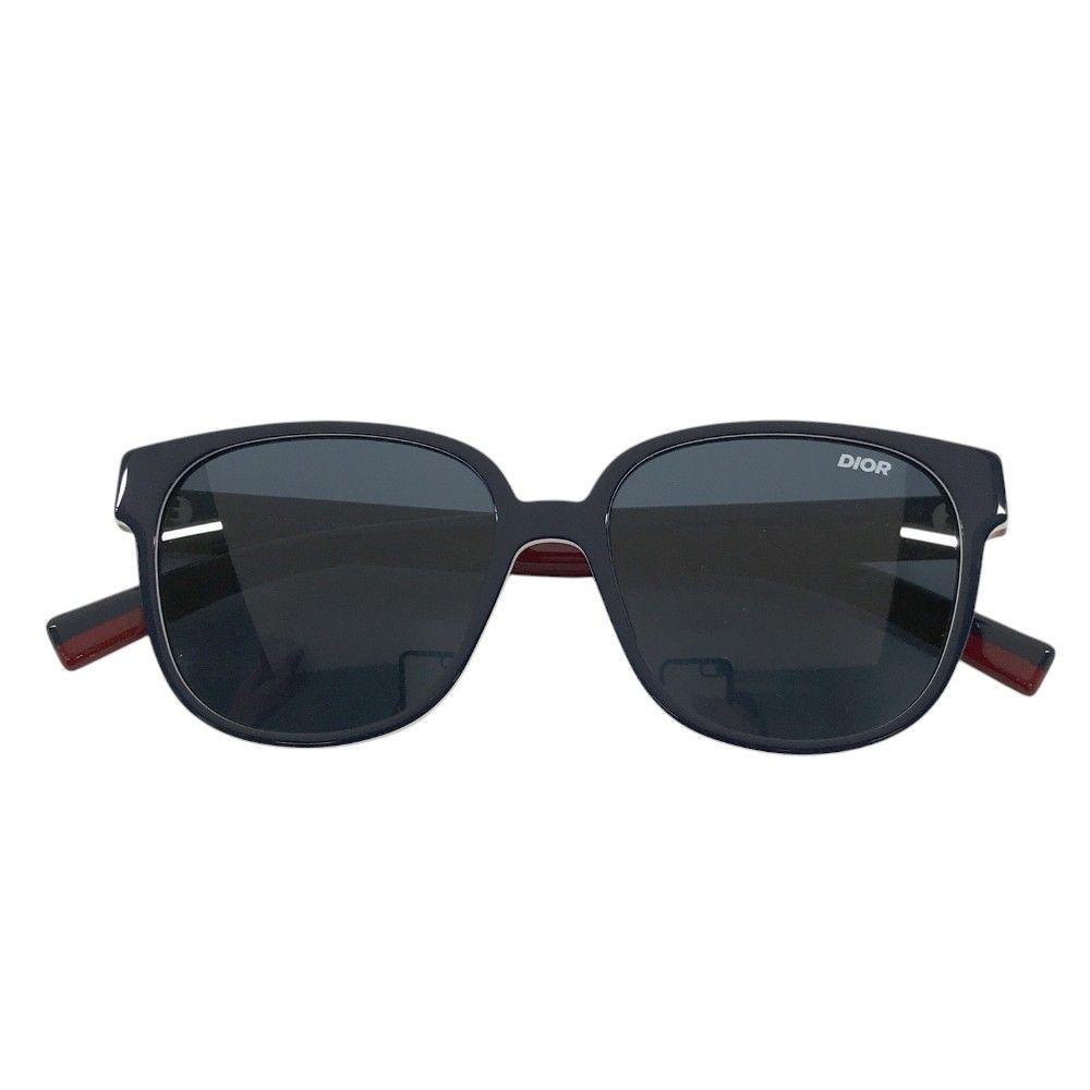 Dior Homme ブラックサングラス DIORFLAG1 Dior HOMME ディオールオム DIORFLAG1 サングラス ネイビー系 55□17