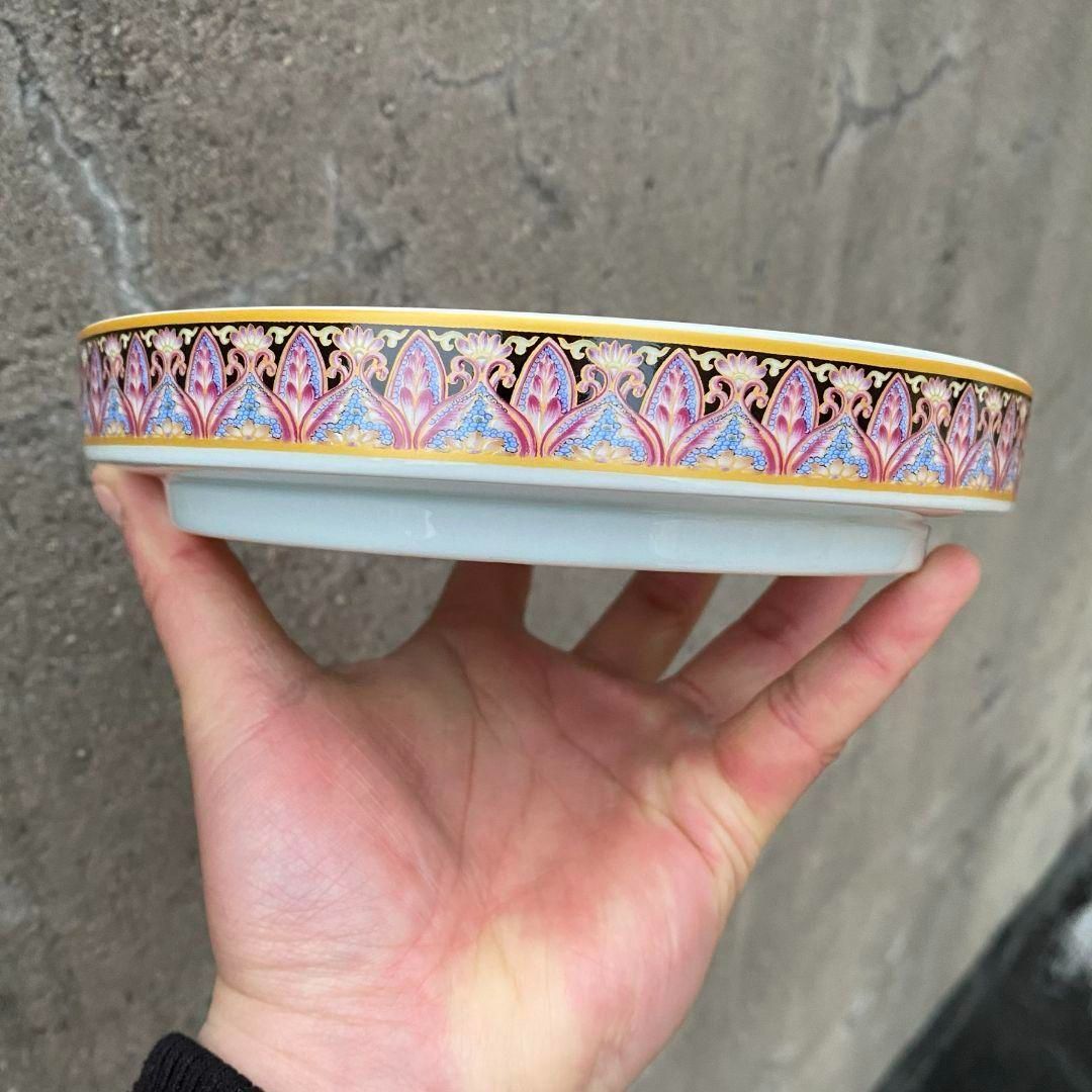 未使用品 景徳鎮琺瑯彩浄土蓮華馬蹄蓋碗 中国美術 湯呑み 茶器 茶杯 煎茶道具 未使用品 景徳鎮琺瑯彩浄土蓮華馬蹄蓋碗 中国美術 湯呑み 茶器