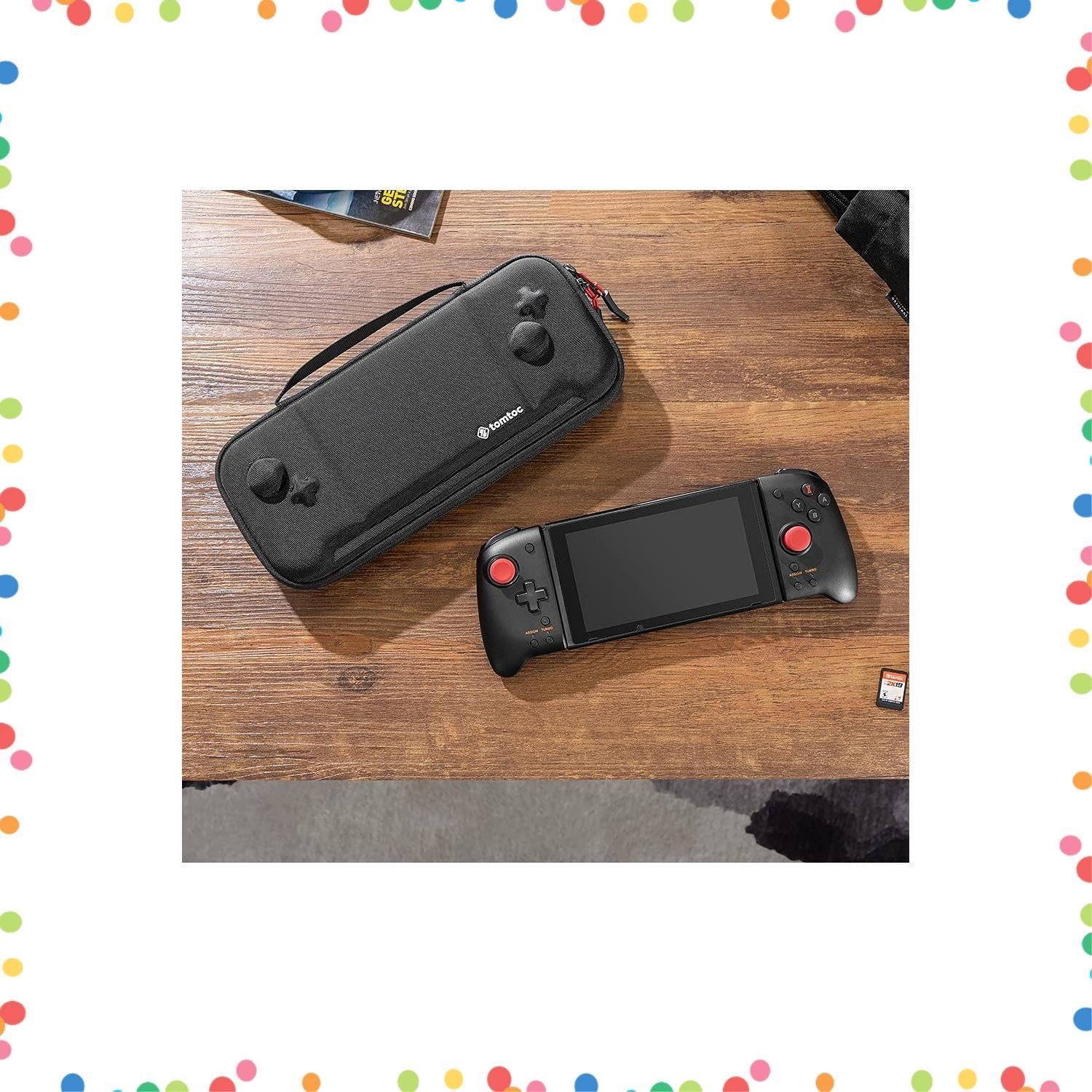 【在庫処分】ホリ 収納ケース グリップコントローラー専用 Nintendo Switch対応 tomtoc ハードケース 有機ELモデル対応