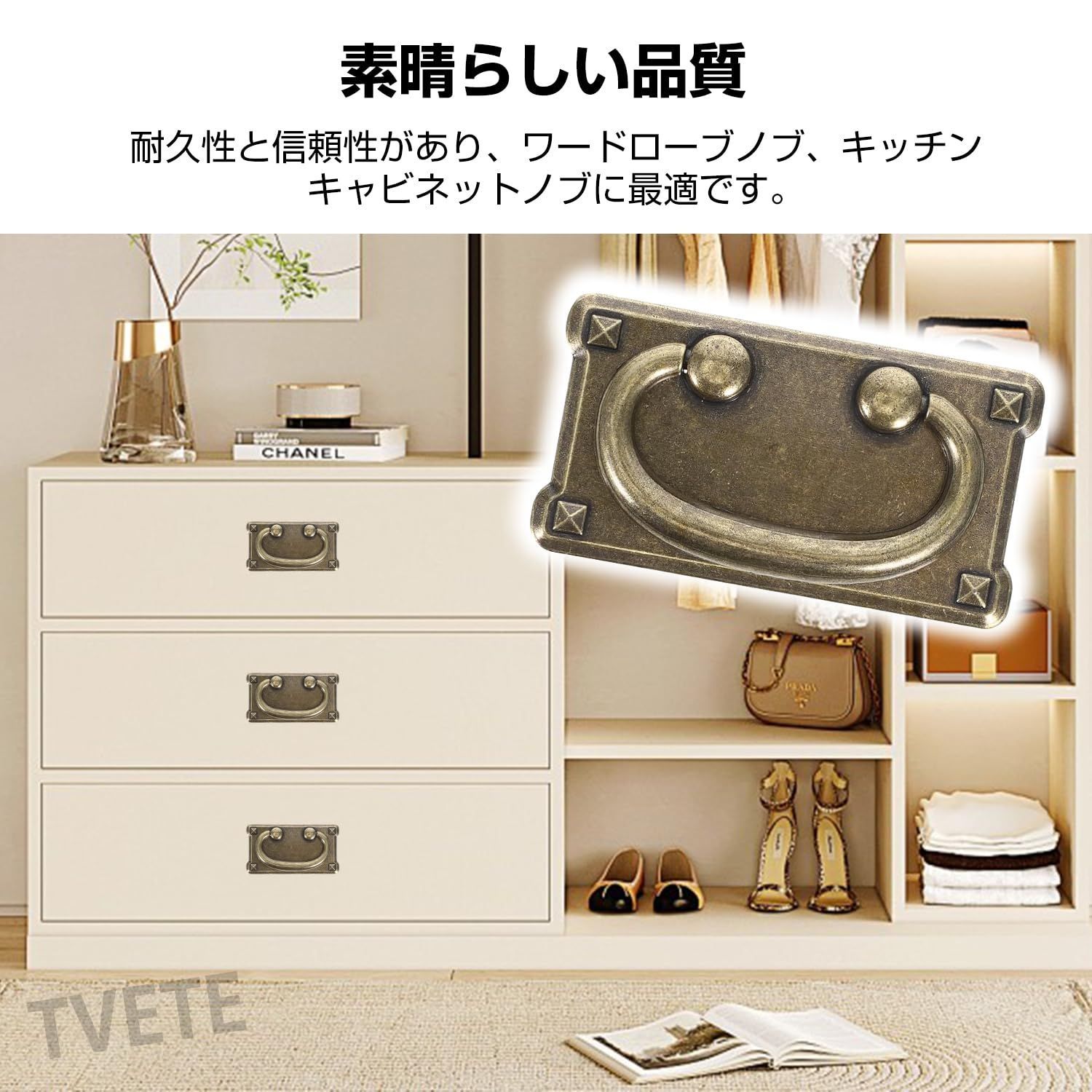 金属製の引き出し取手 ドレッサーノブヴィンテージキャビネットドア