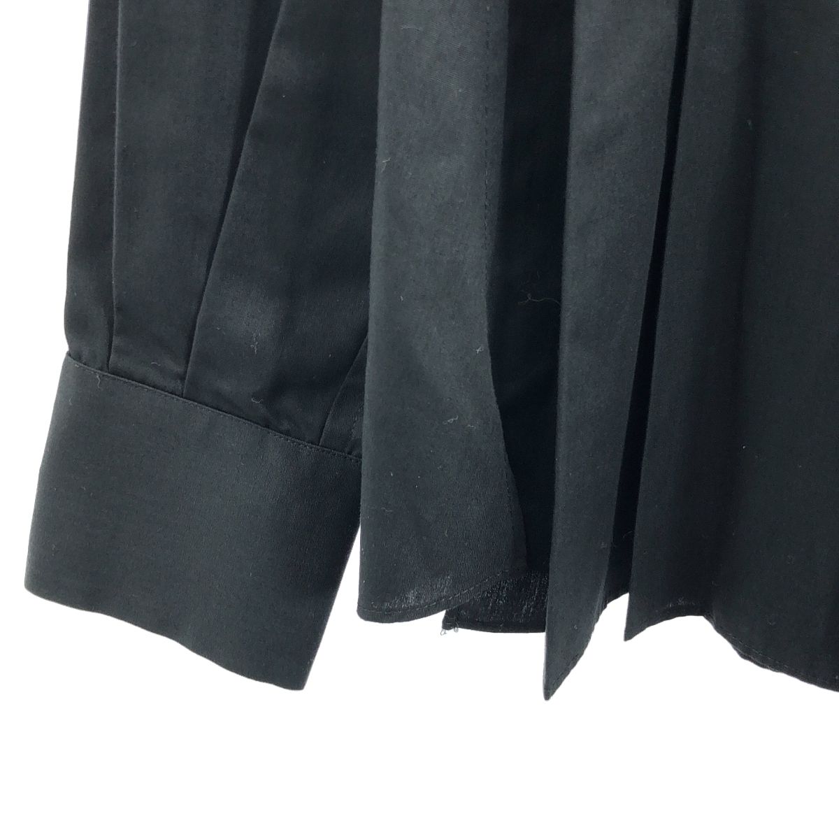 sacai / サカイ | コットン混 プリーツ バンドカラー シャツ | 1  