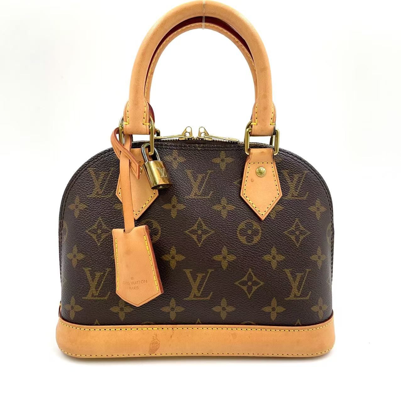美品✨ルイヴィトン モノグラム アルマPM ハンドバッグ　PVC ブラウン アルマ（LOUIS VUITTON） 未使用品 LOUIS VUITTON ルイ ヴィトン