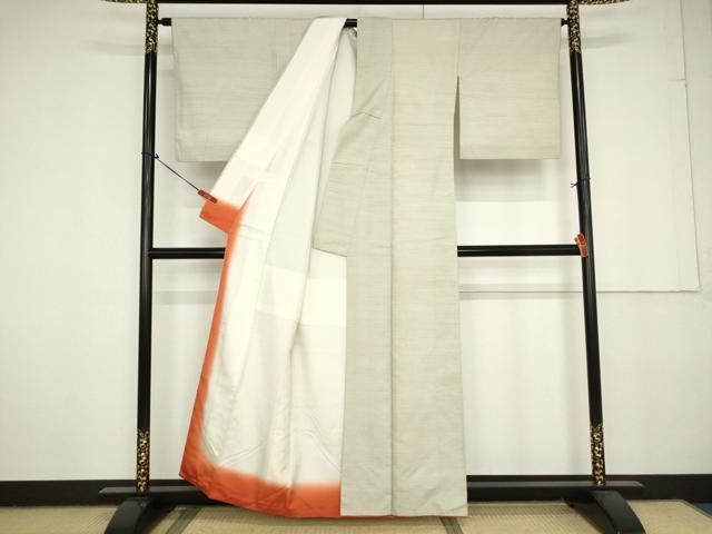 平和屋着物○紅花紬 米沢 霞文 正絹 逸品 AAAV8894ma - メルカリ