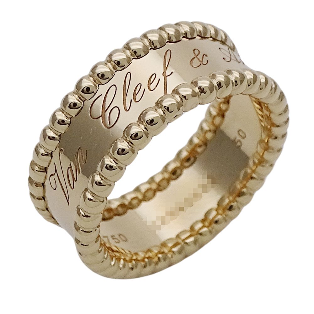 ☆VanCleef&Arpels ペルレミディアムYGリング 52号新品 (新品仕上げ済