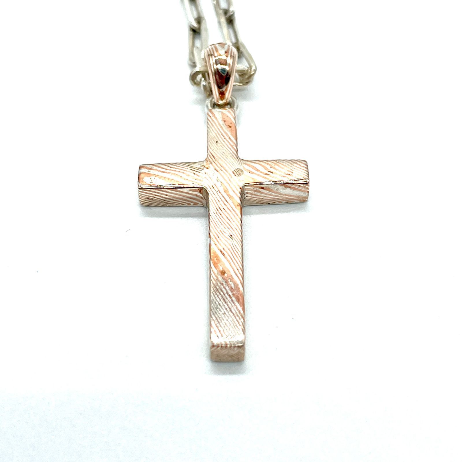 Suman Dhakhwa スーマンダックワ Basic MOKUME Cross Pendant クロス