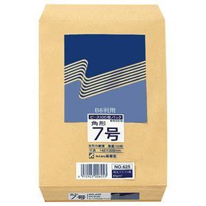 まとめ ピース R40再生紙クラフト封筒 角7 85g m2 625 1パック 100枚 ×10セット