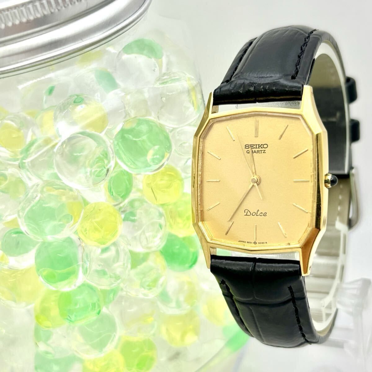 新品電池】 SEIKO セイコー Dolce ドルチェ 10角形 メンズ 腕時計