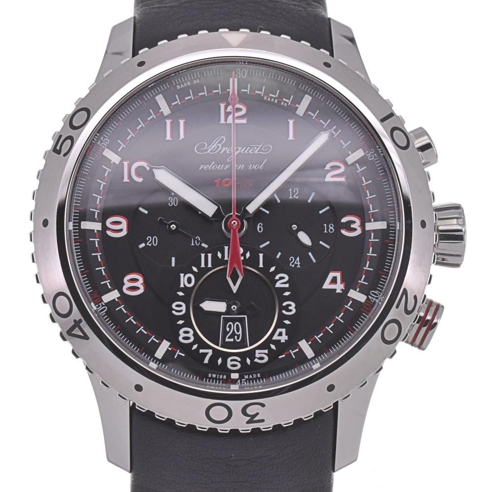ブレゲ Breguet 3880ST/H2/3XV トランスアトランティック　タイプXXⅡ クロノグラフ デイト 自動巻き メンズ美品箱付き J#131493