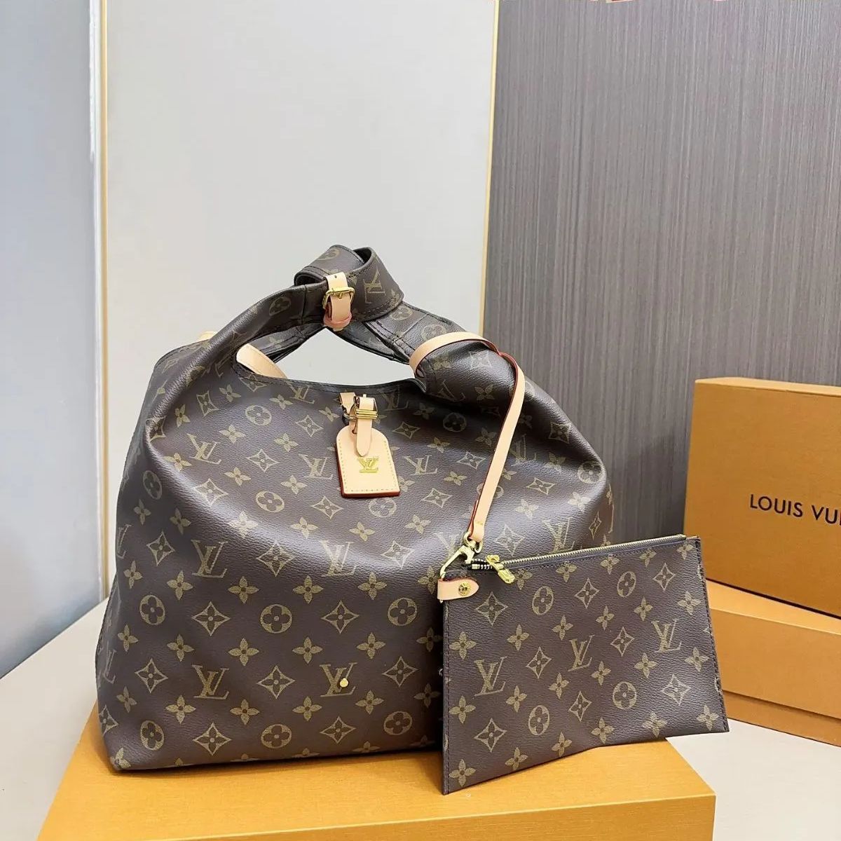 LV ルイヴィトンの買い物かご ハンドバッグ ショッピングバッグ 小銭入れ