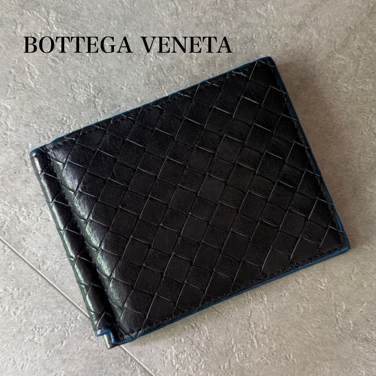 BOTTEGA VENETA ボッテガヴェネタ マネークリップ レザー 二つ折り財布
